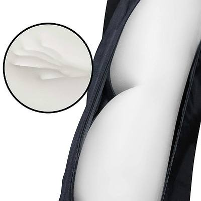 4 Adjustable Section Floor Lounge Chair- Charcoal - Free Shipping