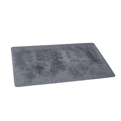 140x200cm Ultra Soft Shaggy Rug Large Floor Carpet Anti-slip Area Rugs Grey - Brand New - Free Shipping