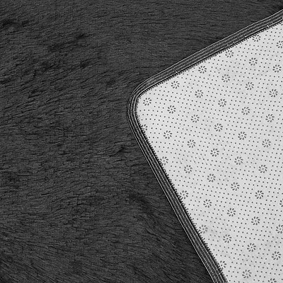 Ultra Soft Shaggy Rug 160x230cm Large Floor Carpet Anti-slip Area Rugs Black - Brand New - Free Shipping
