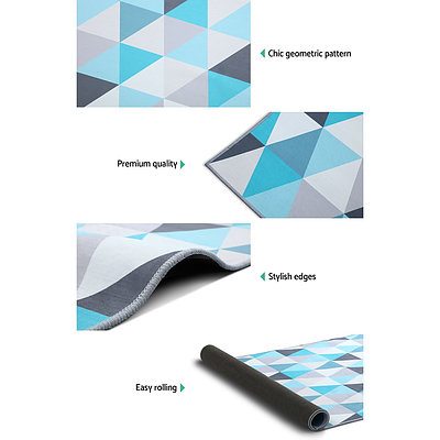 Short Pile Floor Rug 200x290cm Tria - Brand New - Free Shipping