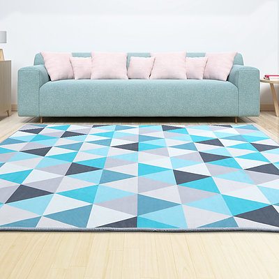 Short Pile Floor Rug 200x290cm Tria - Brand New - Free Shipping