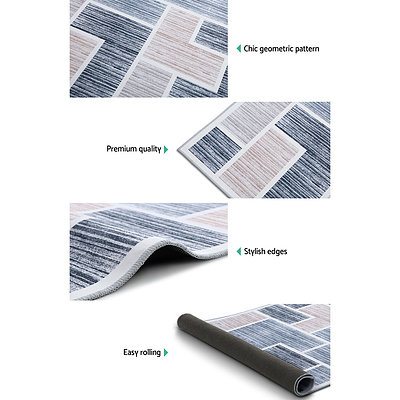 Short Pile Floor Rug 160x230cm Oblo - Brand New - Free Shipping