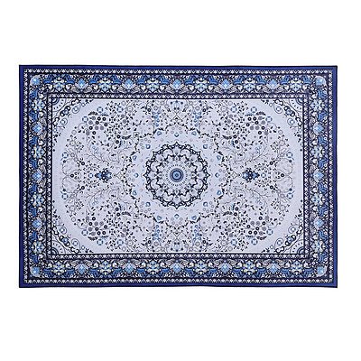 Short Pile Floor Rug 160x230cm Gaspar Blue
