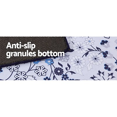 Short Pile Floor Rug 200x290cm Gaspar Blue