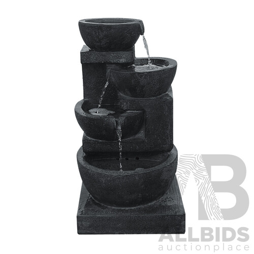 Solar Fountain with LED Lights - Brand New - Free Shipping