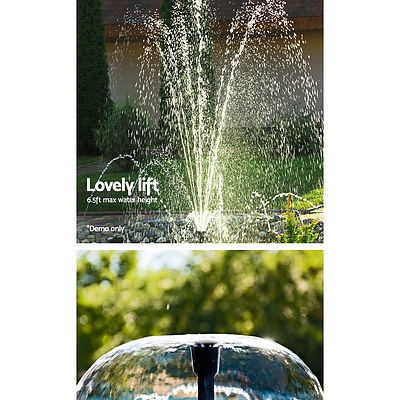 650L/H Submersible Fountain Pump with Solar Panel - Free Shipping - Brand New - Free Shipping