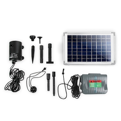 800L/H Submersible Fountain Pump with Solar Panel - Free Shipping