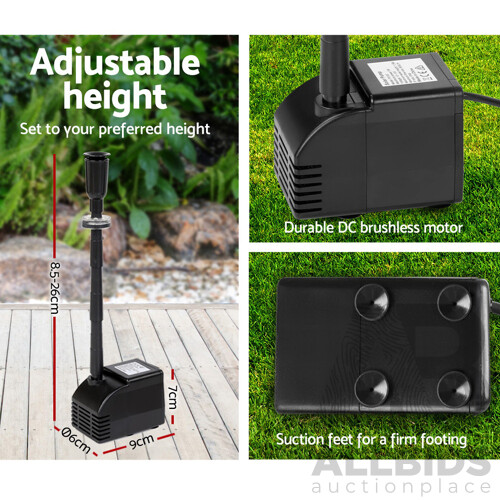 Gardeon Solar Powered Water Pond Pump 60W - Free Shipping