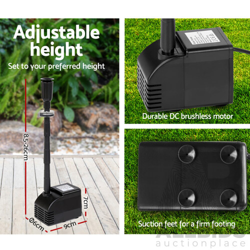 Solar Powered Water Pond Pump 60W