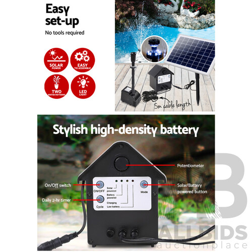 Solar Powered Water Pond Pump 60W