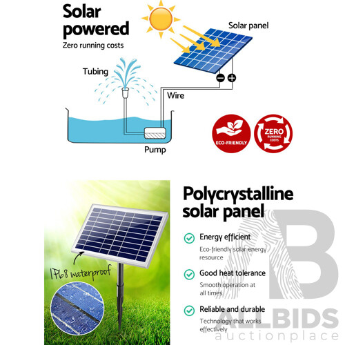 Gardeon Solar Powered Water Pond Pump 60W - Free Shipping