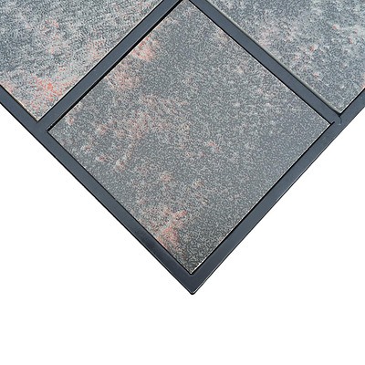 Outdoor Fire Pit BBQ Table Grill Fireplace Ice Bucket with Table Lid