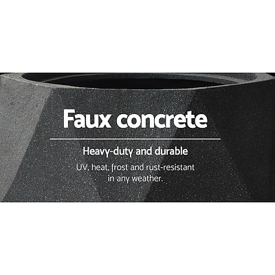 Grillz Outdoor Portable Fire Pit Bowl Wood Burning Patio Oven Heater Fireplace