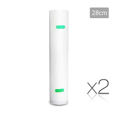 28cm x 6M Set of 2 Food Saver Rolls - Free Shipping