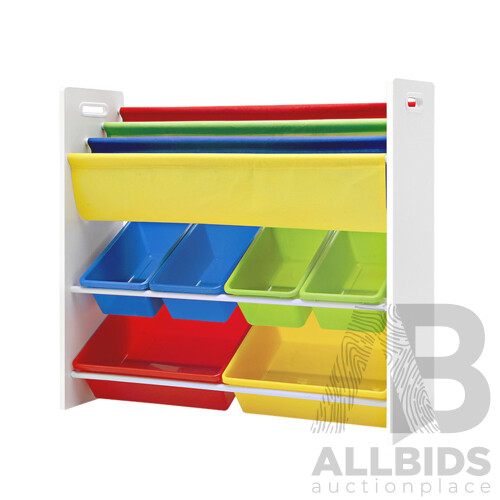 Kids Bookcase Childrens Bookshelf Toy Storage Organizer 3Tier Display Rack - Brand New - Free Shipping
