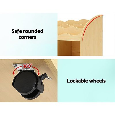 Kids Bookcase Children Bookshelf Toy Storage Box Organizer Display Rack - Brand New - Free Shipping