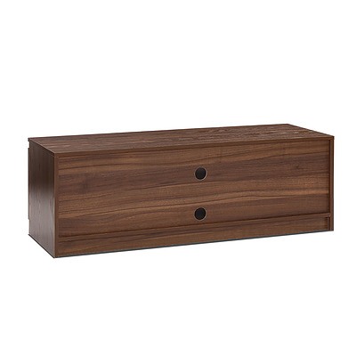 TV Stand Entertainment Unit with Storage - Walnut - Free Shipping