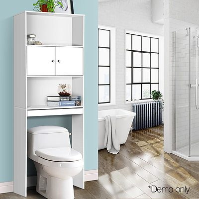 Bathroom Storage Cabinet - White - Free Shipping