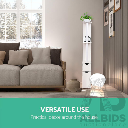 Freestanding Bathroom Storage Cabinet - White - Brand New - Free Shipping