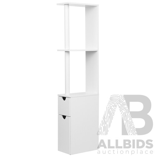 Freestanding Bathroom Storage Cabinet - White - Brand New - Free Shipping