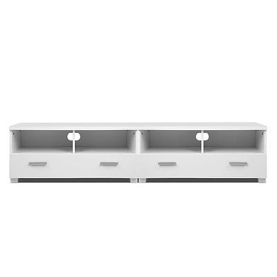 TV Stand Entertainment Unit with Drawers - White - Free Shipping