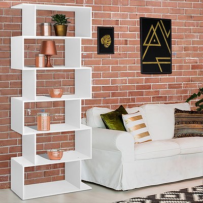 6 Tier Display Shelf White - Brand New - Free Shipping