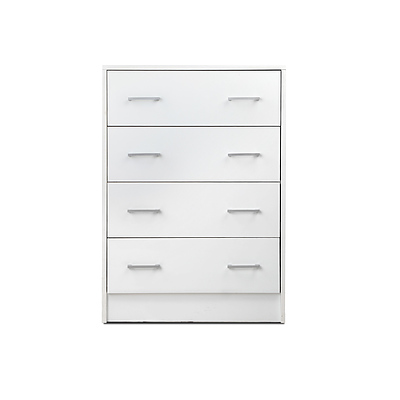 Artiss Tallboy 4 Drawers Storage Cabinet - White - Brand new - Free Shipping