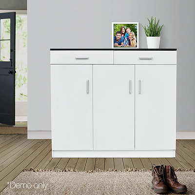 5 Tier Shoe Cabinet with Adjustable Shelves - Free Shipping