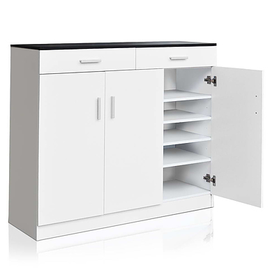 5 Tier Shoe Cabinet with Adjustable Shelves - Free Shipping