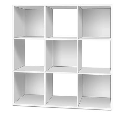 9 Cube Display Storage Shelf White - Free Shipping