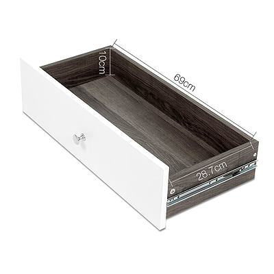 Artiss 4 Chest of Drawers Storage Cabinet - White - Brand new - Free Shipping