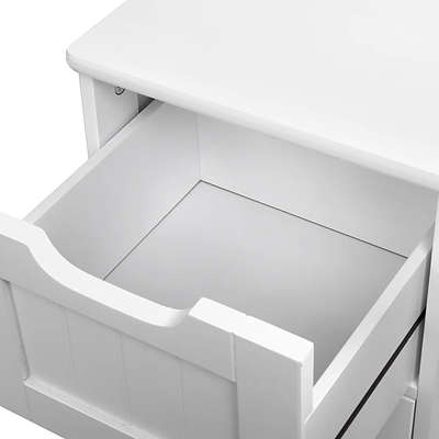 Bathroom Tallboy Storage Cabinet - White - Brand New - Free Shipping
