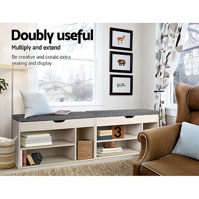 Wooden Shoe Organiser - Natural - Brand New - Free Shipping