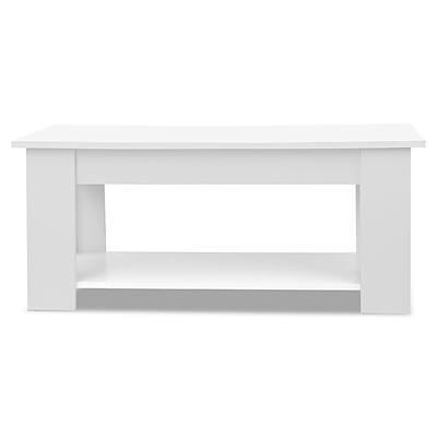 Lift Up Top Mechanical Coffee Table - White - Free Shipping
