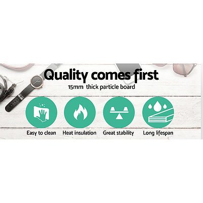 Chest of Drawers Tallboy Dresser Storage Cabinet Industrial Rustic - Brand New - Free Shipping