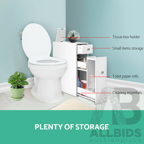 Bathroom Storage Cabinet White - Brand New - Free Shipping