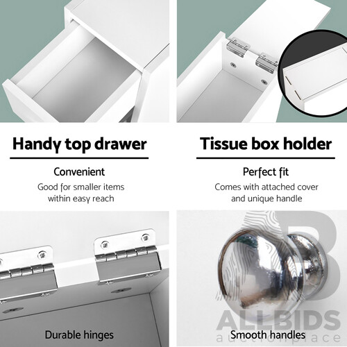 Bathroom Storage Cabinet White - Brand New - Free Shipping