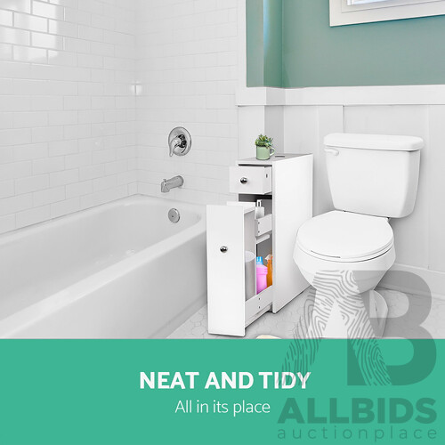 Bathroom Storage Cabinet White - Brand New - Free Shipping