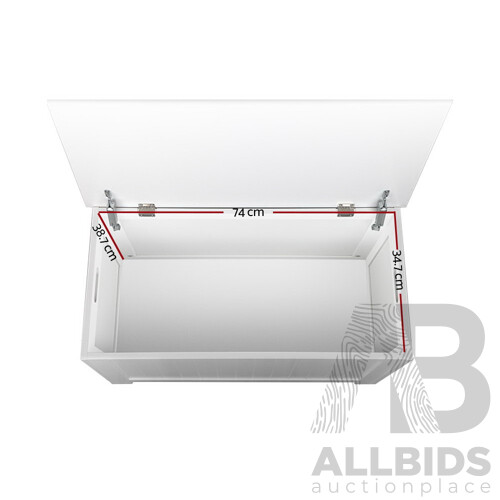 Kid's Toy Cabinet Chest White - Free Shipping