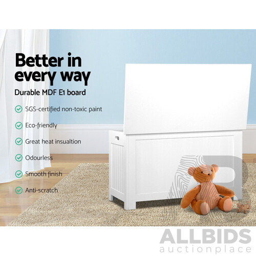 Kid's Toy Cabinet Chest White - Free Shipping