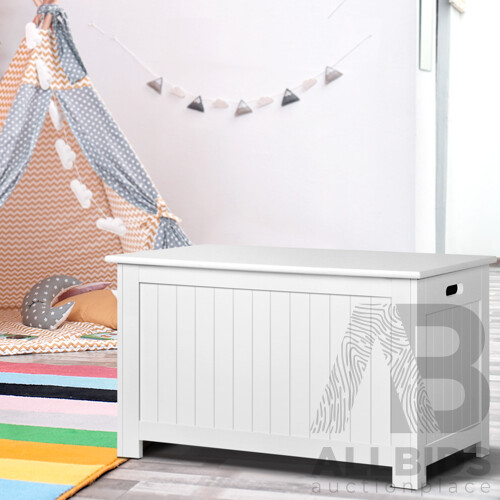 Kid's Toy Cabinet Chest White - Free Shipping