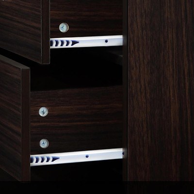 Tallboy 6 Drawers Storage Cabinet Walnut - Brand New - Free Shipping