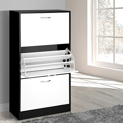 3 Tier Shoe Cabinet - Free Shipping