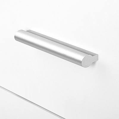 Anti-Scratch Bedside Table 2 Drawers - White - Free Shipping