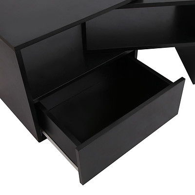 Entertainment Unit with Cabinets - Black - Free Shipping