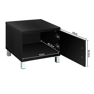 TV Stand Entertainment Unit Lowline Cabinet Drawer Black  - Brand New - Free Shipping