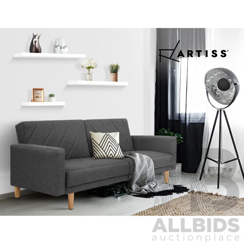 Artiss 3 Piece Floating Wall Shelves - White - Brand New - Free Shipping