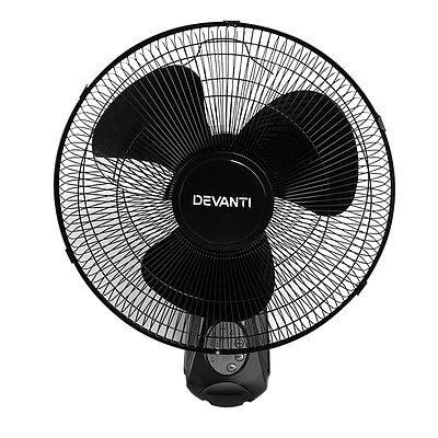 40cm 16 Wall Mountable Fan - Black