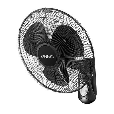 40cm 16 Wall Mountable Fan - Black