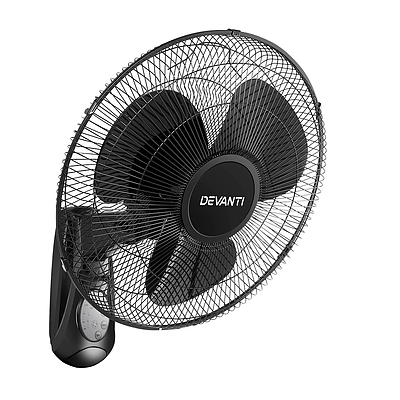 40cm 16 Wall Mountable Fan - Black